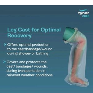 TYNOR Cast Cover Leg, White, Universal Size, 1 Uni