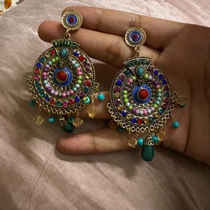 Big ethnic earrings