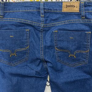 ROADSTER Denim Blue Straight Fit Jeans