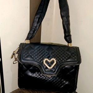 Black Leather Handbag