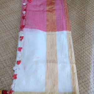 Bengali Laal Par Saree