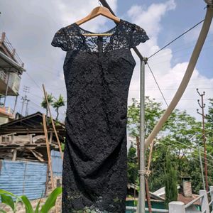 Women Mini Lace Dress