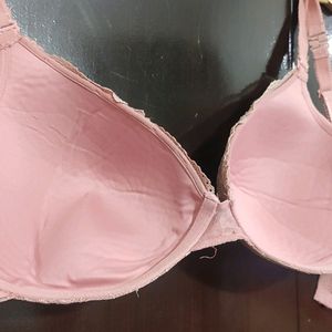 Peach Color Bra Lingeris For Girl Or Woman 38 Bust