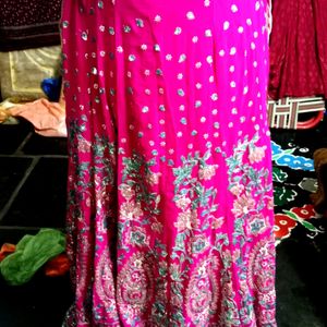 Pink Lehenga With Blouse ..Used 2 Times