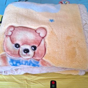 Cartoon Baby Reversible Blanket For Winters