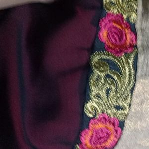 Pink And Black Combination Saree