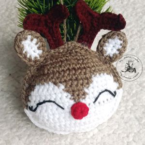 Crochet Rudolph Ornament