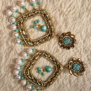 Handmade  Kundan Earing