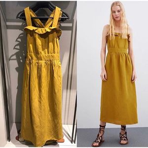 Zara Linen Dress - Medium