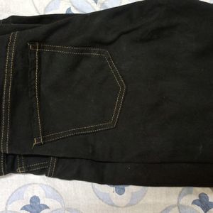 Black Wide High Waist Jeans