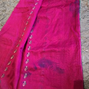 Banarasi Silk Saree Pink