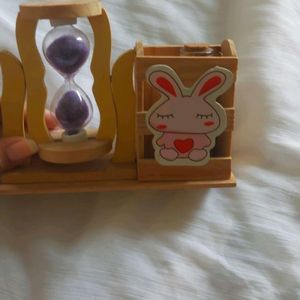 HOURGLASS PEN STAND💜💛