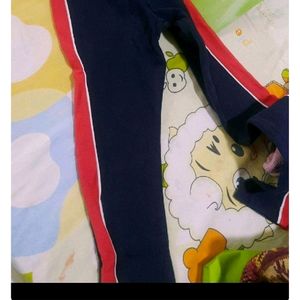 Westside Branded Girls Jeggings  With Red Stripe 9-10 YEARS