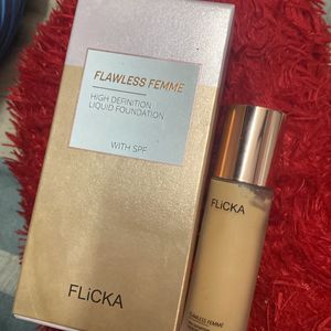 Flicka Foundation Use Very Little Gud Foundation Spf Just Selling This Because I Have One More Not Selling It On Coins So Don’t Argue I Can Give It Cash