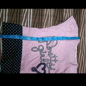 Combo Of Baby hug Pink Tops For 4-5 Years Old