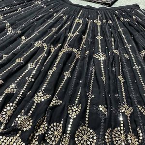 Black Designer Lehenga Choli