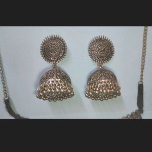 2 Type Oxidise Jewellery Set