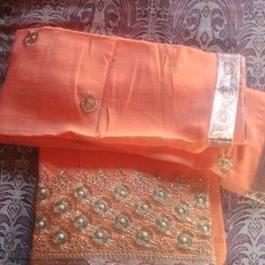 New Unstitched Suit With Dupatta