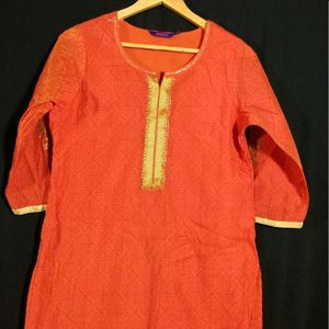 Coral Printed Kurta (Women's)