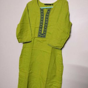 Lime Green Kurta