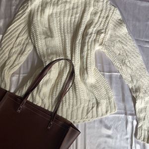 High neck Sweater Top