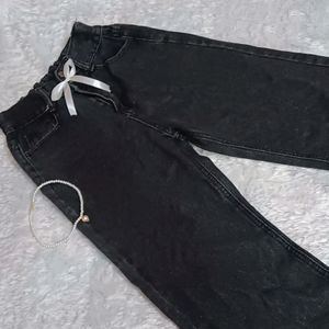 Charcoal Straight Pants