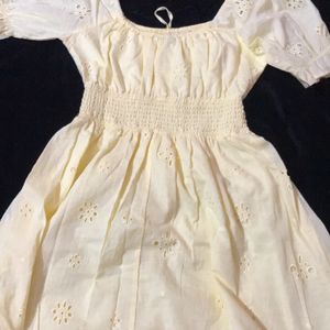 COTTON BRANDED DRESS