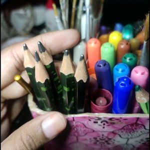 Colour Pencils, Markers, All Art Materials Combo