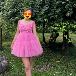 Pink Dress 😍💖Free HairAccessories