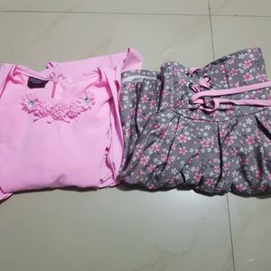 Pack Of 2 Skirt/top