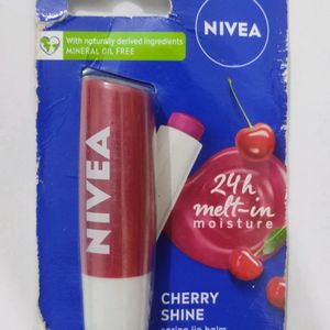 Nivea Cherry Shine Caring Lip Balm