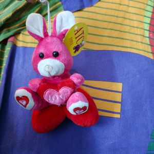 Cute Small Car Teddy KeyChain