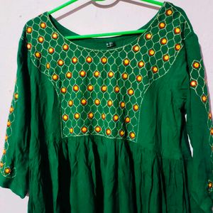 Floral Short Kurti