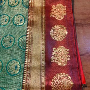 Banarasi Silk Saree With Blouse