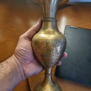 Brass Metal Flower Vase