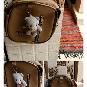 Siling Bag With Cute Teddy