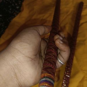 Beautiful Maroon dandya For Navratri