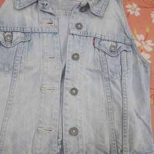 Denim Half Jacket