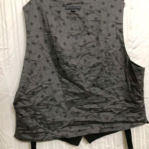 John Varvatos Grey Waistcoat