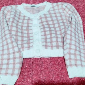 Korean Crop Sweater