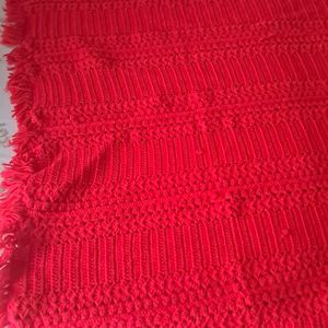 Hand Knitted Woolen Shawl