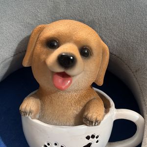 Dog In Cup show piece