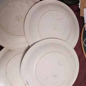 Four Melamine Plate