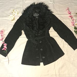 Korean Faux Fur Luxury Coat