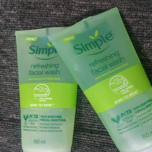 Simple facewashes