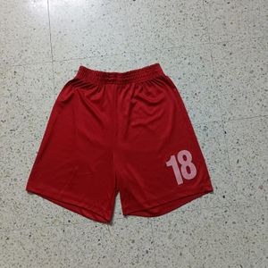 Red Football Shorts