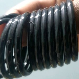 Black Bangles For Babies 12 Pcs (Pack Of 1)