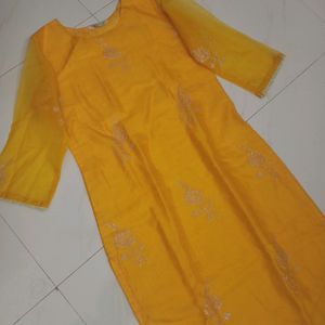 Tikhi Imli Ethnic Yellow Kurta