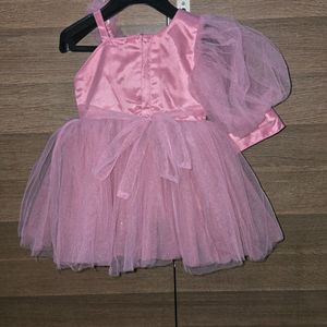 Pink Princess Frock- Single Sleeve