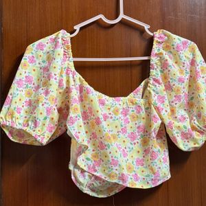 Floral Crop Top